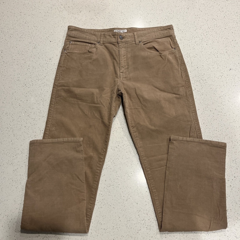 Peter Millar Corduroy Five Pocket Men 32x32 Cotton Blend Straight Leg